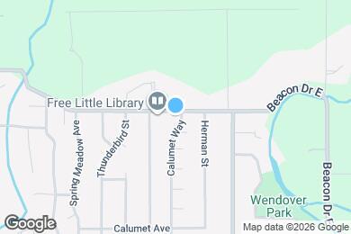 Map image of the property - 688 E Beacon Dr