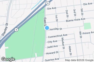 Map image of the property - 913 East St