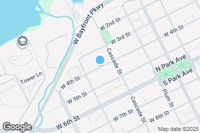 Map image of the property - 1036 W 4th St