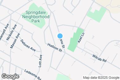 Map image of the property - 1220 Delano St