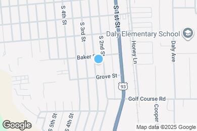 Map image of the property - 807 S 2nd St