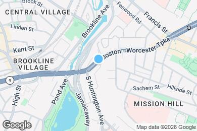 Map image of the property - 878 Huntington Ave