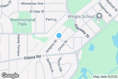Map image of the property - 3601 Gregory St
