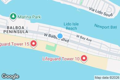 Map image of the property - 1245 W Balboa Blvd