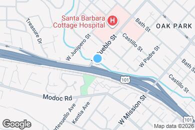 Map image of the property - 551-555 W Pueblo St