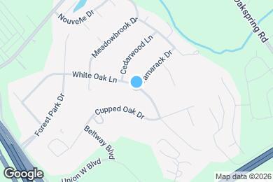 Map image of the property - 518 White Oak Ln
