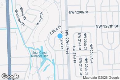 Map image of the property - 12520 NW 22nd Ct