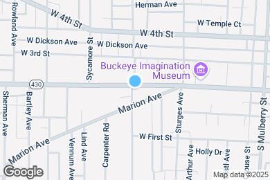 Map image of the property - 283 Park Ave W