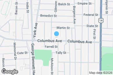 Map image of the property - 258 Columbus Ave