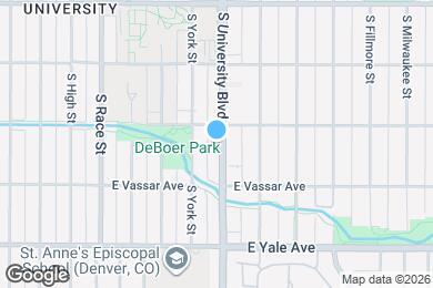 Map image of the property - 2527 S University Blvd