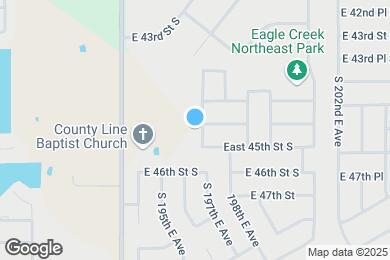 Map image of the property - 4424 S 197th East Ave