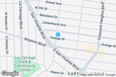 Map image of the property - 619 S Sweetzer Ave