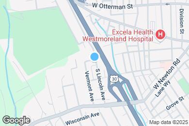 Map image of the property - 100 S Lincoln Ave