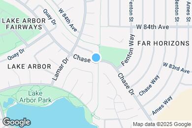 Map image of the property - 8301 Chase Dr