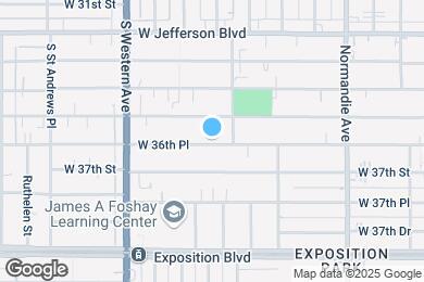 Map image of the property - 1581 1/2 W 36th Pl