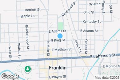 Map image of the property - 100 E King St
