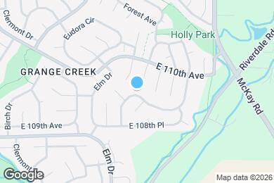 Map image of the property - 10885 Grange Creek Dr