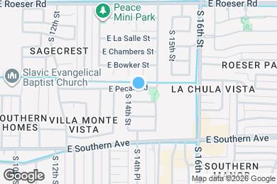 Map image of the property - 1415 E Pecan Rd