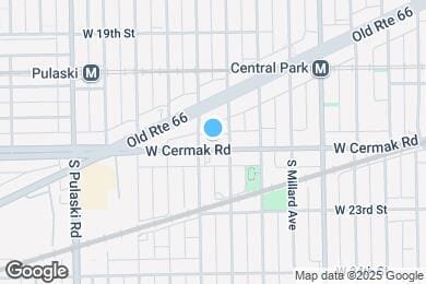Map image of the property - 3748 W Cermak Rd