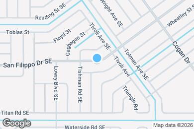 Map image of the property - 2655 San Filippo Dr SE