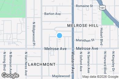 Map image of the property - 740 N St Andrews Pl