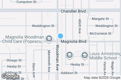 Map image of the property - 5202 Woodman Ave