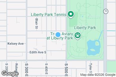 Map image of the property - 1143 S Denver St