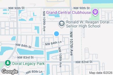 Map image of the property - 8562 NW 108th Ave