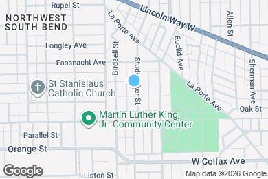 Map image of the property - 411 Studebaker St