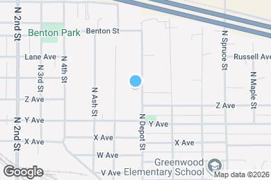 Map image of the property - 2706 N Depot St
