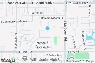 Map image of the property - 851 E Boston St