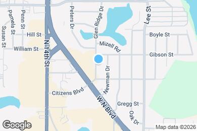Map image of the property - 1010 Glen Ridge Dr