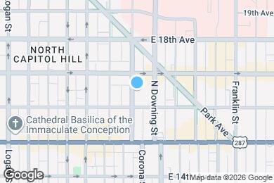 Map image of the property - 1638 N Ogden St