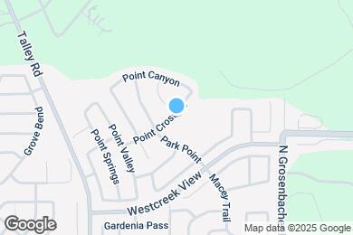 Map image of the property - 822 Point Crossing