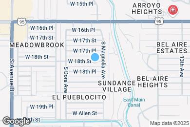 Map image of the property - 1823 W 18th St