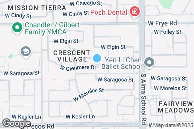 Map image of the property - 1212 W Glenmere Dr