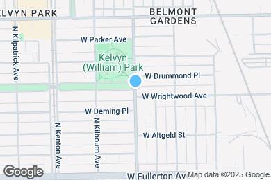 Map image of the property - 2607 N Kostner Ave
