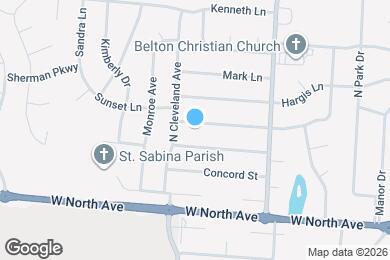 Map image of the property - 525 Sunset Ln