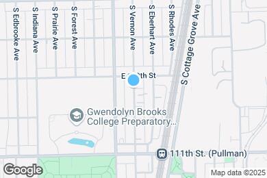 Map image of the property - 10928 S Vernon Ave
