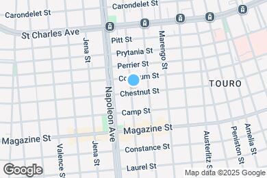 Map image of the property - 1107 General Pershing St