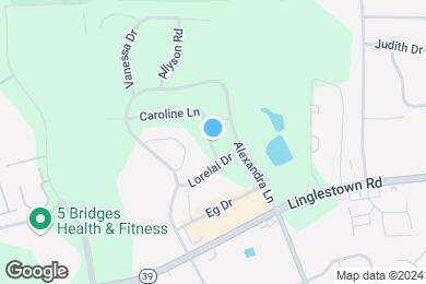 Map image of the property - Blue Ridge Apartments