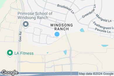 Map image of the property - Windsong Estates at Prosper