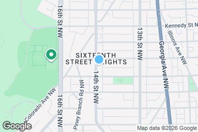 Map image of the property - 5211 14th St NW