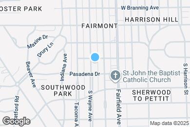 Map image of the property - 4409 S Wayne Ave