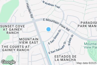 Map image of the property - 8260 E Arabian Trl