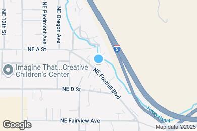 Map image of the property - 1660 NE Foothill Blvd