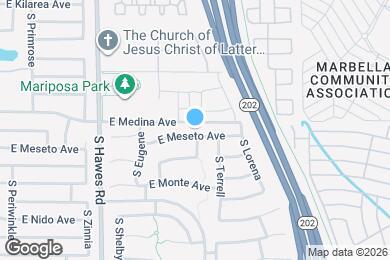 Map image of the property - 8554 E Meseto Ave