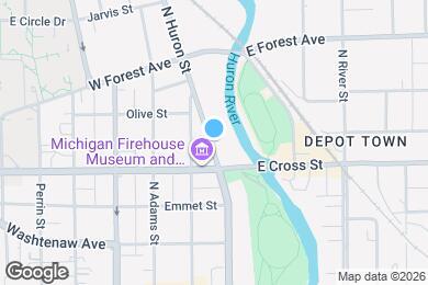 Map image of the property - 416 N Huron St