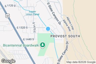 Map image of the property - 1606 E 1350 S
