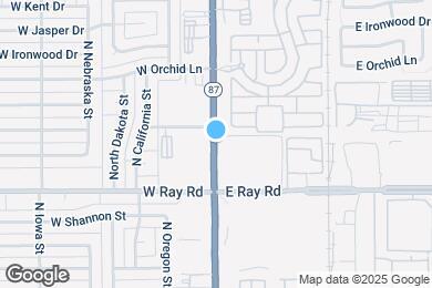 Map image of the property - 1255 N Arizona Ave
